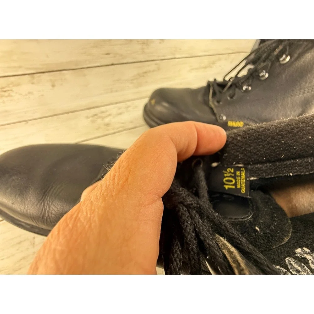 Rhino black leather